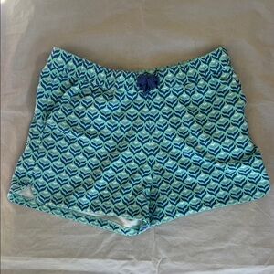 Vineyard Vines Blue Patterned Women's Shorts, Size M